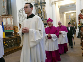 Abschlussvesper der Bischofskonferenz mit Spendung des Bonifatiussegens (Foto: Karl-Franz Thiede)